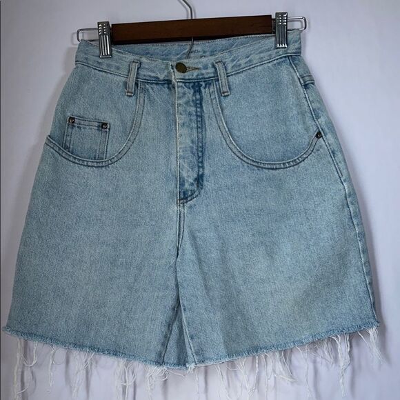 Vintage Made In The Shade Jean High-Waisted Denim Shorts Size 7 Made In USA - Picture 2 of 10